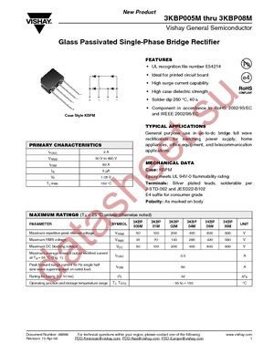 3KBP08M-E4/45 datasheet  